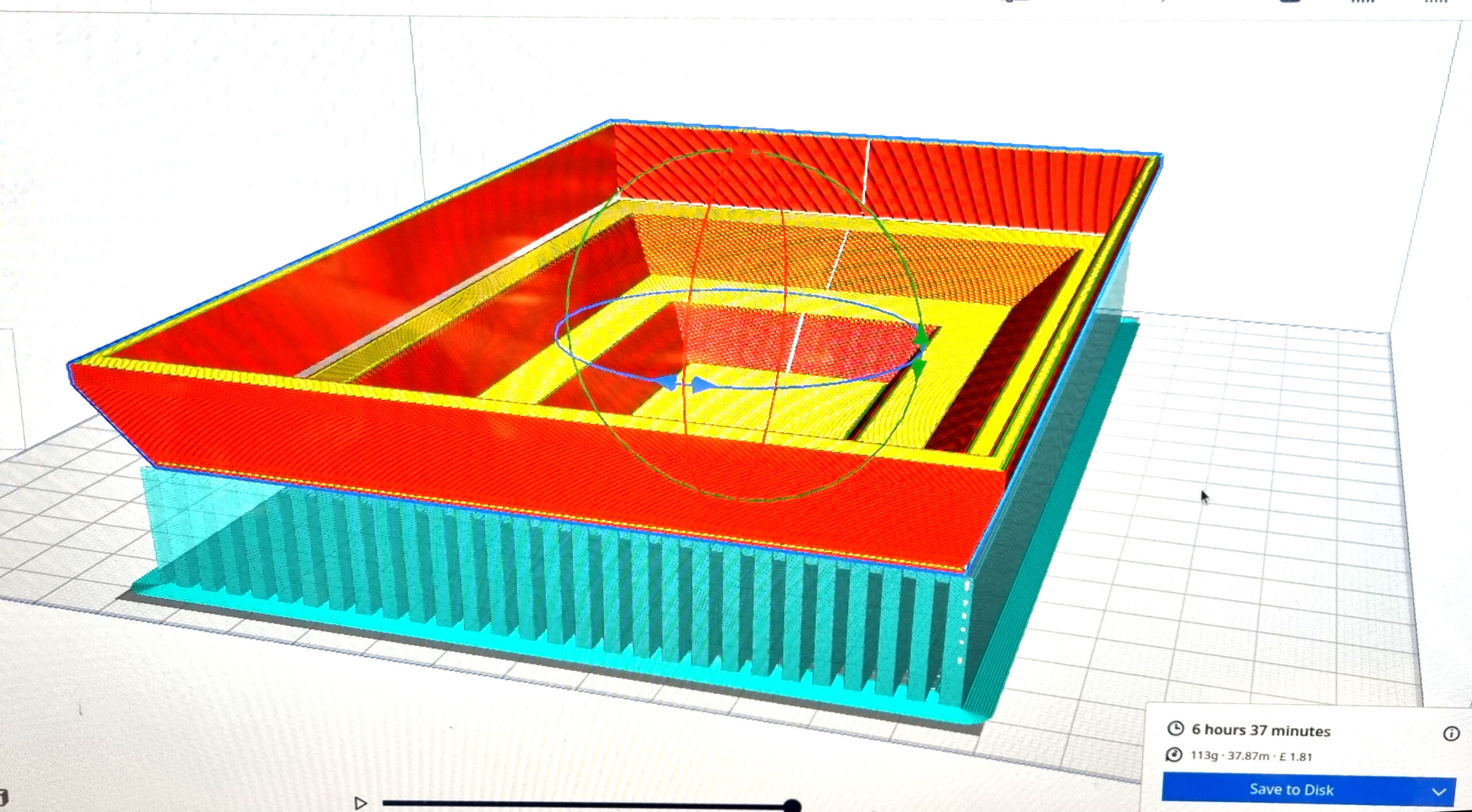 Protrusion cover design in cura An image of a plastic cover for the brewery walls rendered in Cura
